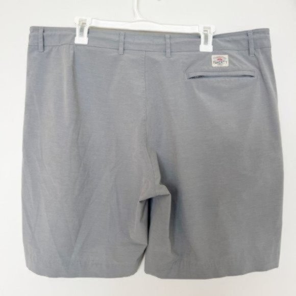 Faherty Belt Loop Grey All Day Shorts Size 40 - Picture 3 of 8